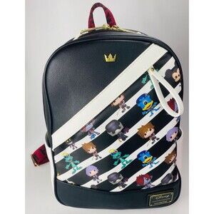RARE  Loungefly Funko Pop Kingdom Hearts Disney Mickey Sora Goofy Backpack Bag